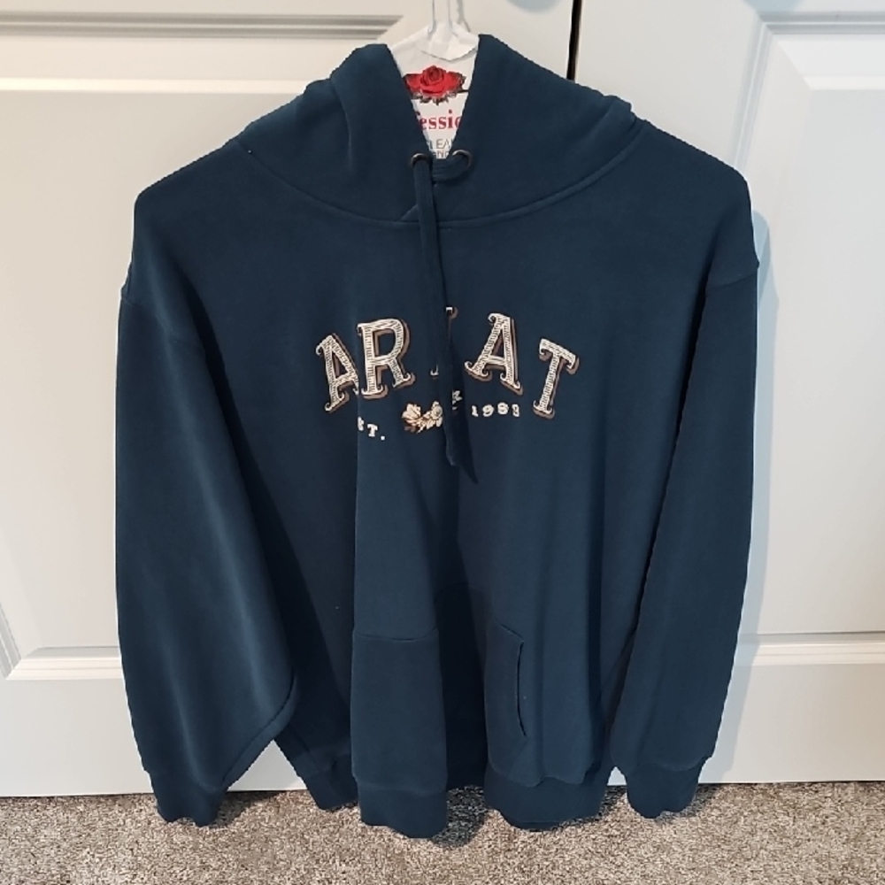 Ariat Deep Blue Sweatshirt with Logo